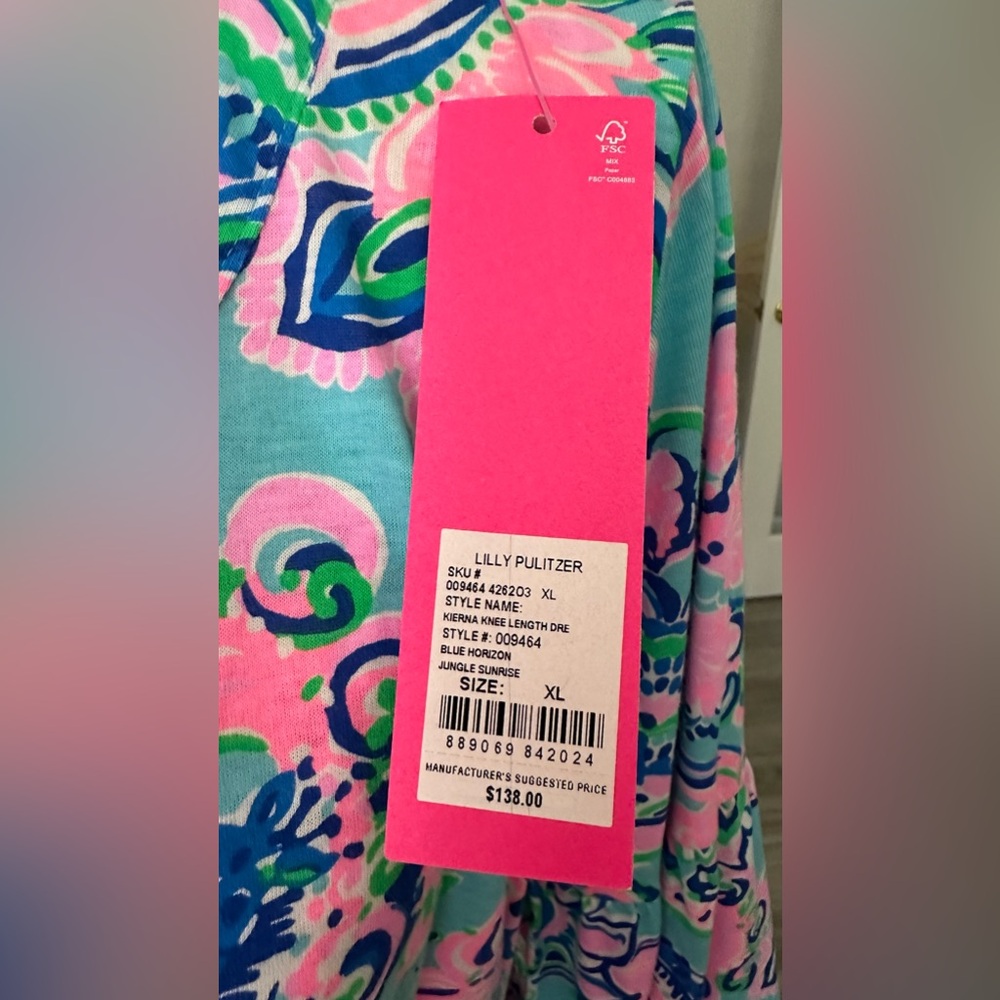 Lilly Pulitzer Kierna Dress XL - Picture 3 of 10